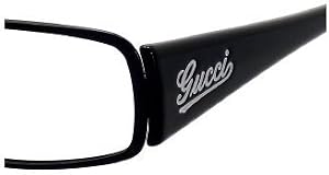 Womens Fashion Online : Gucci 2825 Black Semi Matte Shiny Eyeglasses For Sale
