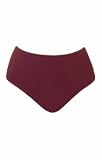 Merlot Solid High Waisted Pant - Women's Swimsuit Plus Size Swimsuit