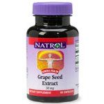 Natrol Grape Seed Extract, 50mg, 60 Capsules (Pack of 2)