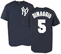 New York Yankees Cooperstown Name and Number Joe DiMaggio #5 T-Shirt