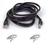 Belkin 30ft  CAT5E Black Patch Cord Snagless