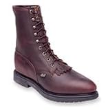 Justin Mens 8 'Pitstop' Work Boots - Briar Brown by Justin Boots