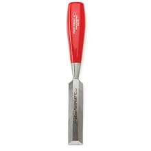 Footprint 85 Series 120310 1-1/4-Inch Red Acetate Handle Wood Chisels