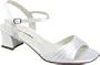 Colorful Creations Women's Sweet Wedding Shoes,White Satin,13 B