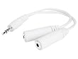 iPlug 3.5mm Earbud Splitter Cable for iPod (White)