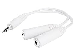 iPlug 3.5mm Earbud Splitter Cable for iPod (White)