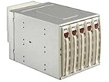 SUPERMICRO 5-Bay Hot-Swap SATA Mobile Rack Fits in 3 5.25-in Drive System Cabinet - Black