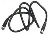 Leviton C6851-3E RG6 Coax Cable, Nickel Plated, 3-Feet, Black