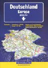 Europa: Strassenatlas mit Ortsverzeichnis und 46 Stadtplanen : road atlas with index and 46 town plans (German Edition)