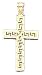 14kt Gold Cross Charm - 1M530