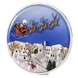 Wallace Holiday Giftware, Santa's Christmas Lighted Display Plate