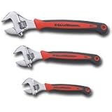 KD Tools (KDT81990) 3 Piece Adjustable Wrench Set (6, 8 and 10)