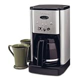 Cuisinart DCC-1200 12-Cup Brew Central Coffeemaker, Black and Stainless Steel