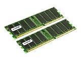 Crucial 2 GB Kit (2 x 1GB) DDR PC3200 UNBUFFERED NON-ECC 184-PIN DIMM