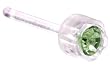 Peridot Medical Plastic Earrings