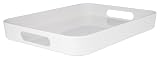 Zak Designs White 13-bye-10-1/8-Inch Half Tray