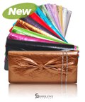 BG Traditional Ribbon Faux Evening Bag
