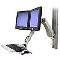 Ergotron HD Combo Mount - Monitor Arm with Keyboard Platform - Black