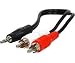 6'' Stereo 3.5mm to RCA Y-Cable