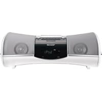Sharp DKA1 i-Elegance Music System with Alarm Clock for iPod (White)