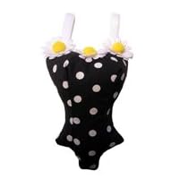 One Piece Swim Suit Sachet - Black Dots