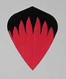5 Sets - RED FLAMES - Hard Poly flights