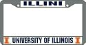 Illinois Chrome License Plate Holder