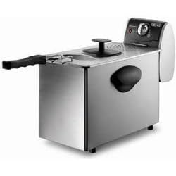 DeLonghi D14427DZ Dual-Zone Deep Fryer, Stainless Steel