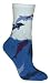 Dolphin Cotton Wildlife Animal Art Print Socks 9-11 from Back To Nature Gifts