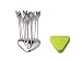 Pewter Heart & Arrows Cocktail Picks