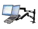 Lx Dual Desk Mount Arm, Black