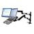Lx Dual Desk Mount Arm, Black