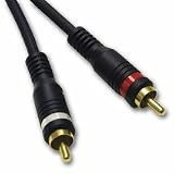 Cables To Go Velocity Audio Interconnect Cable - 2 x RCA Male - 2 x RCA Male - 12ft - Blue
