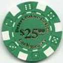 Desert Palace Casino $25 Poker Chips, Set of 25