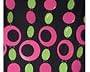 Hip Circle Hanging Door Curtains Pink/Green