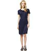 Autograph Pure Silk Pintuck Shirt Dress