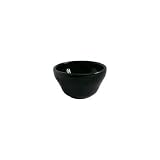 Colorations Black 7 oz Bouillon w/o Handle - Case = 36