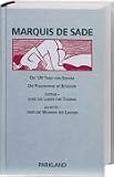 Marquis de Sade - Werke.