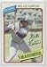 1980 Topps # 532 Willie Horton Seattle Mariners Baseball Card