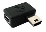 Mini USB Winkeladapter ideal zb fuer Navigationsgeraete , PDA s ect.