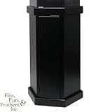  : Clear-for-Life ES Medium Density Fiberboard 55 Gallon Hexagon Stand 25in F to F, 30in H Aquarium