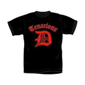 Tenacious D American Satirical Rock Band Group Red D Adult Black T-Shirt