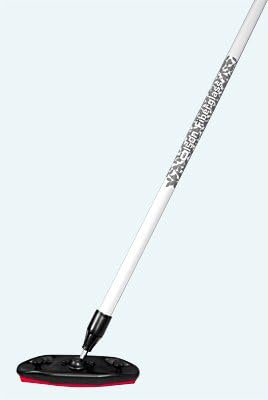 ReactorX Fibreglass Curling Broom with Platinum Pad