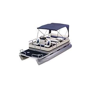 Attwood Corporation 370BV Blue Buggy-Style Acrylic Bimini Top by