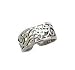Toe Ring - Sterling Silver Antiqued Floral Toe Ring