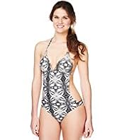 Limited Collection Aztec Print Cut-Out Swimsuit