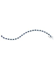10K White Gold 2.00CT Blue Diamond Fashion bracelet