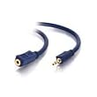 Cables To Go 40607 Velocity M/F Stereo Audio Extension Cable (3 Feet, Blue)