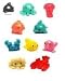 SEA MANIA SET OF 10 SQUISHIES PENCIL TOPPERS W/ 10 SQWISHLAND GAME CODES