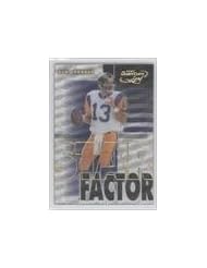 Collectibles: Kurt Warner #1536/2,500 St. Louis Rams (Football Card) 2000 Quantum Leaf Star Factor #SF 25 - Donruss Trading Card Co.